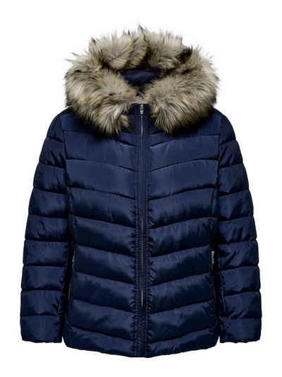 ONLY CARMAKOMA Winterjacke Stepp Winter Jacke Plus Size Übergröße CARNEW 6580 in Dunkelblau