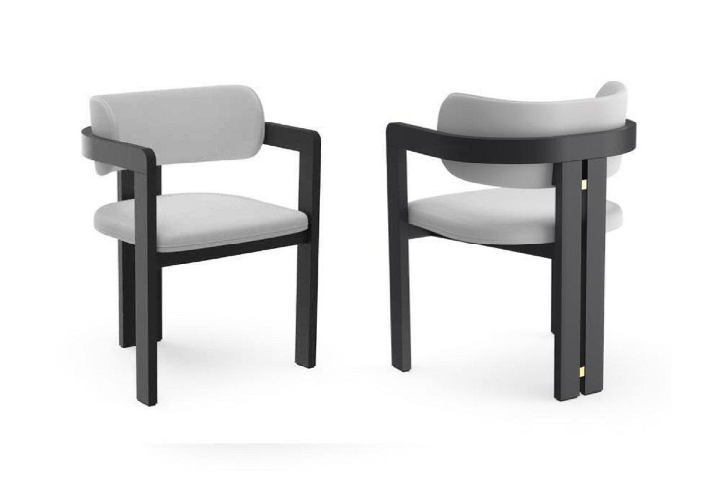 JVmoebel Stuhl Stuhl Esszimmerstuhl Grau Küchenstuhl Luxus Europa Esszimmer Modern St), in Made (1 Lehnstuhl
