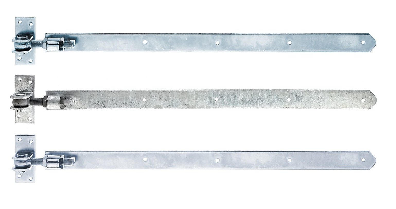 Alberts Ladenband, 4x Ladenband, gerade/abgerundet, verstellbar, 660 mm, feuerverzinkt, g