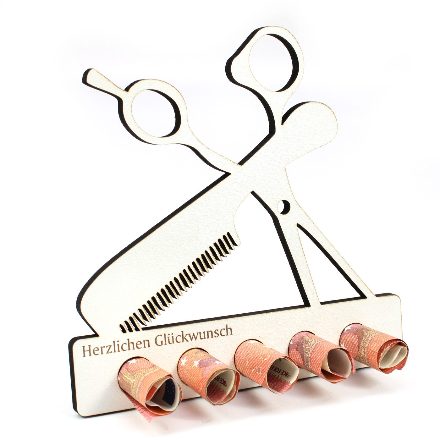 Dekolando Geschenkkarte Geschenk Friseur Barber Geldgeschenk Friseurgeschenk