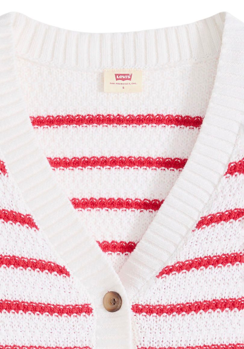 Levi's® Cardigan SNOWFLAKE CARDIGAN gestreift, mit Knopfleiste