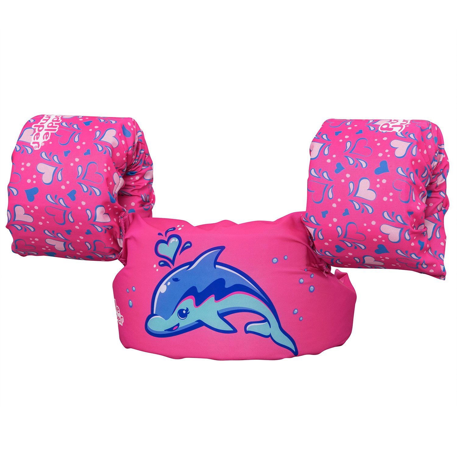 Bestway Schwimmweste Puddle Jumper, Rückenseite mit verstellbarem Gurt und Clipverschlüssen