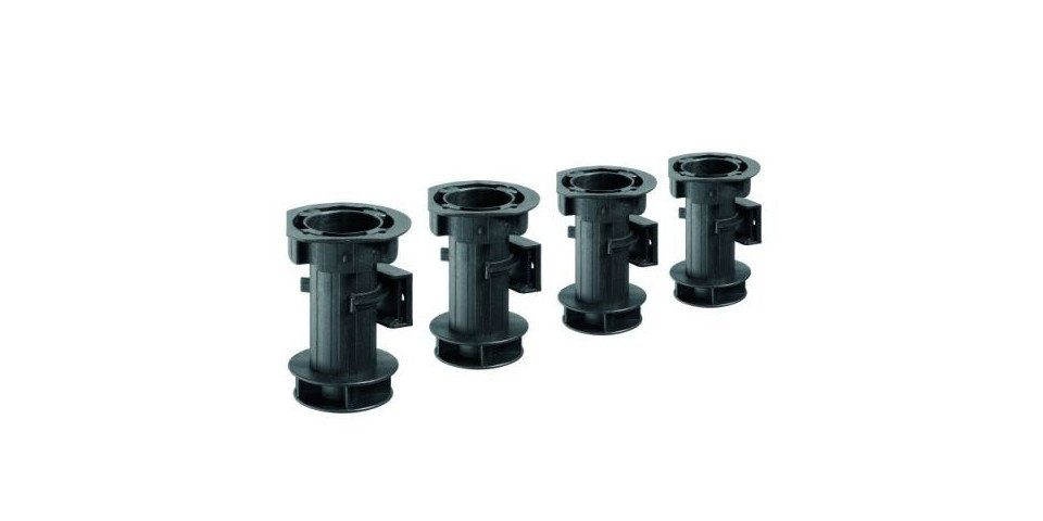 Hettich Möbelbeschlag Hettich Sockelverstellfuß-Set Kunststoff 25 x