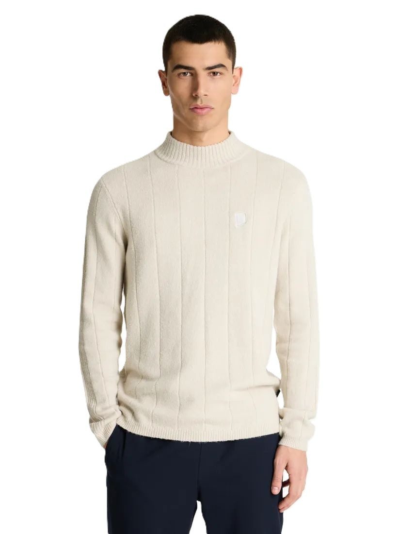 CHASIN' Strickpullover TRACK MOCK - Strickpullover mit Stehkragen - Pullover