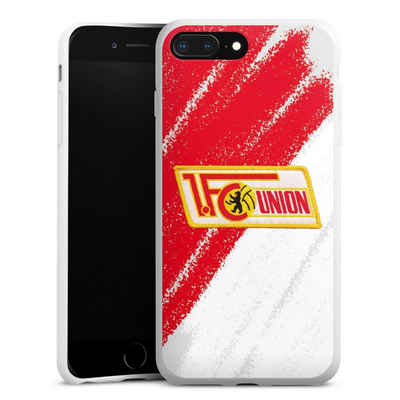 DeinDesign Handyhülle Offizielles Lizenzprodukt 1. FC Union Berlin Logo, Apple iPhone 8 Plus Silikon Hülle Bumper Case Handy Schutzhülle
