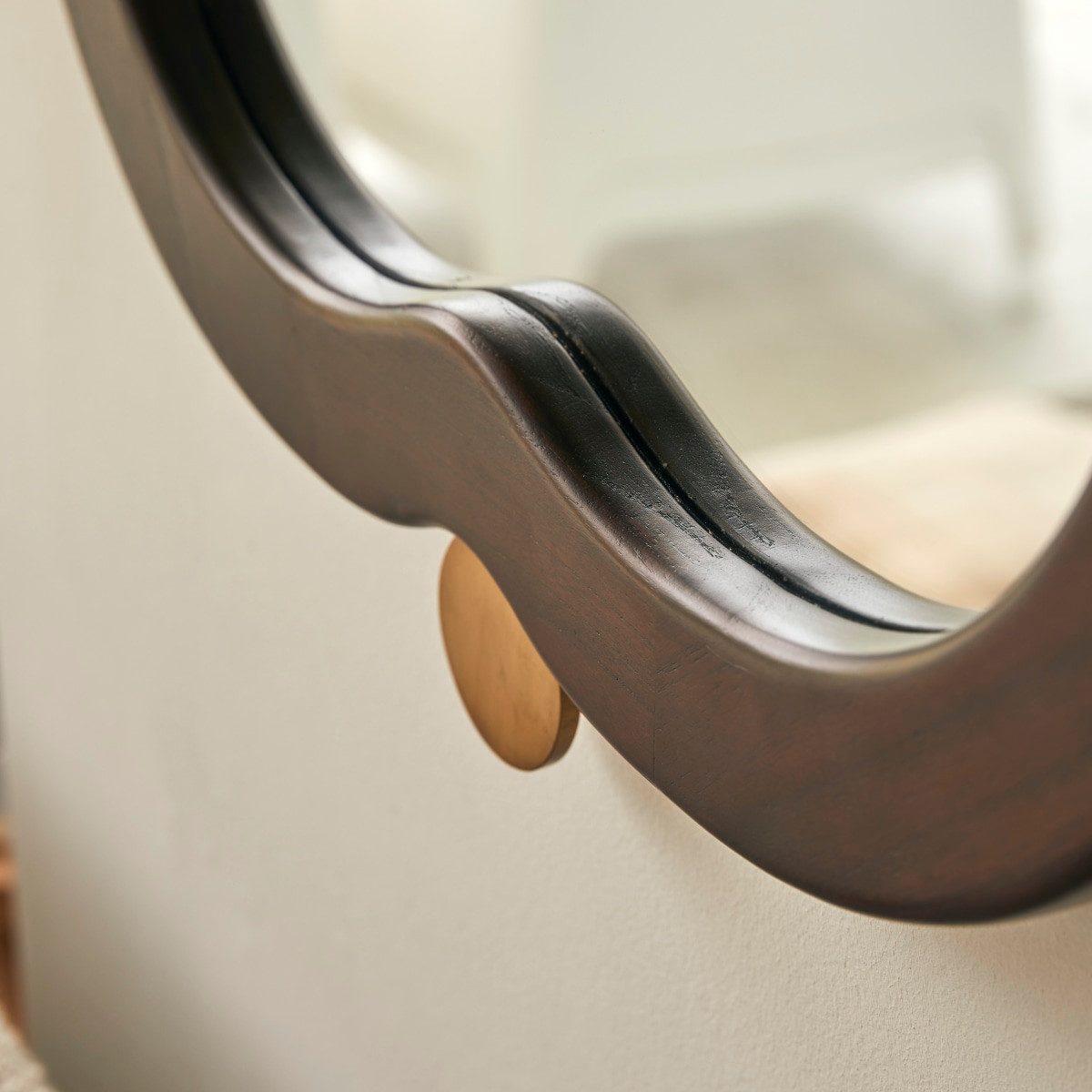 Tikamoon Spiegel Spiegel Agate aus Mindiholz, 60 x 40 cm