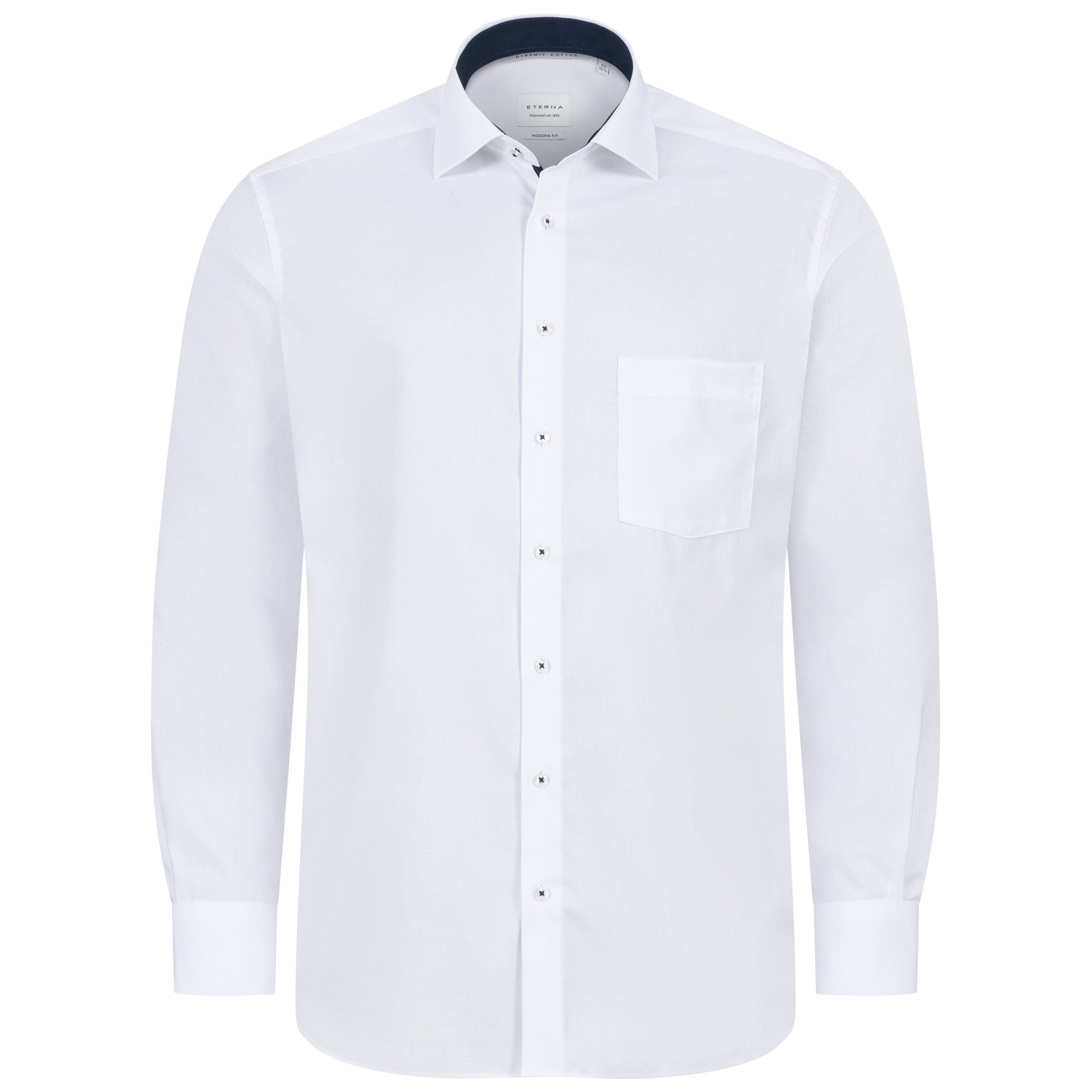 Eterna Businesshemd, Modern Fit I Weiß I Bügelfrei I Dynamic Cotton™ Langar günstig online kaufen