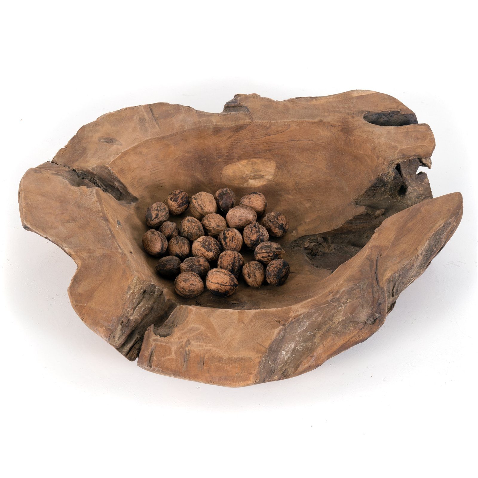 DESIGN DELIGHTS Dekoschale DEKO SCHALE "Holz massivROOTS 40", Holz massivholzwurzel, Ø 40 cm, H