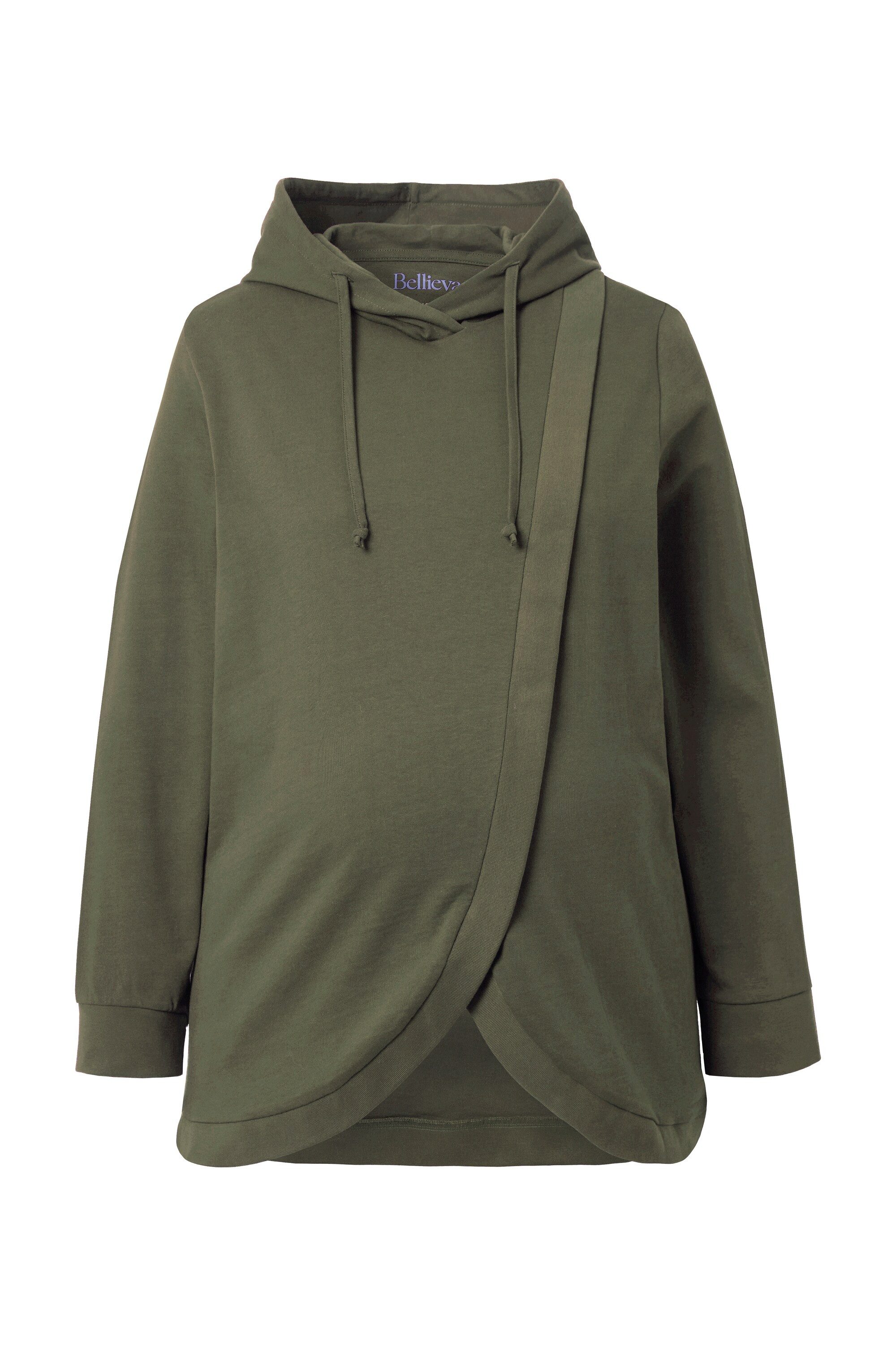 Ulla Popken Sweatshirt Hoodie Still-Funktion Kapuze Schwangerschaft