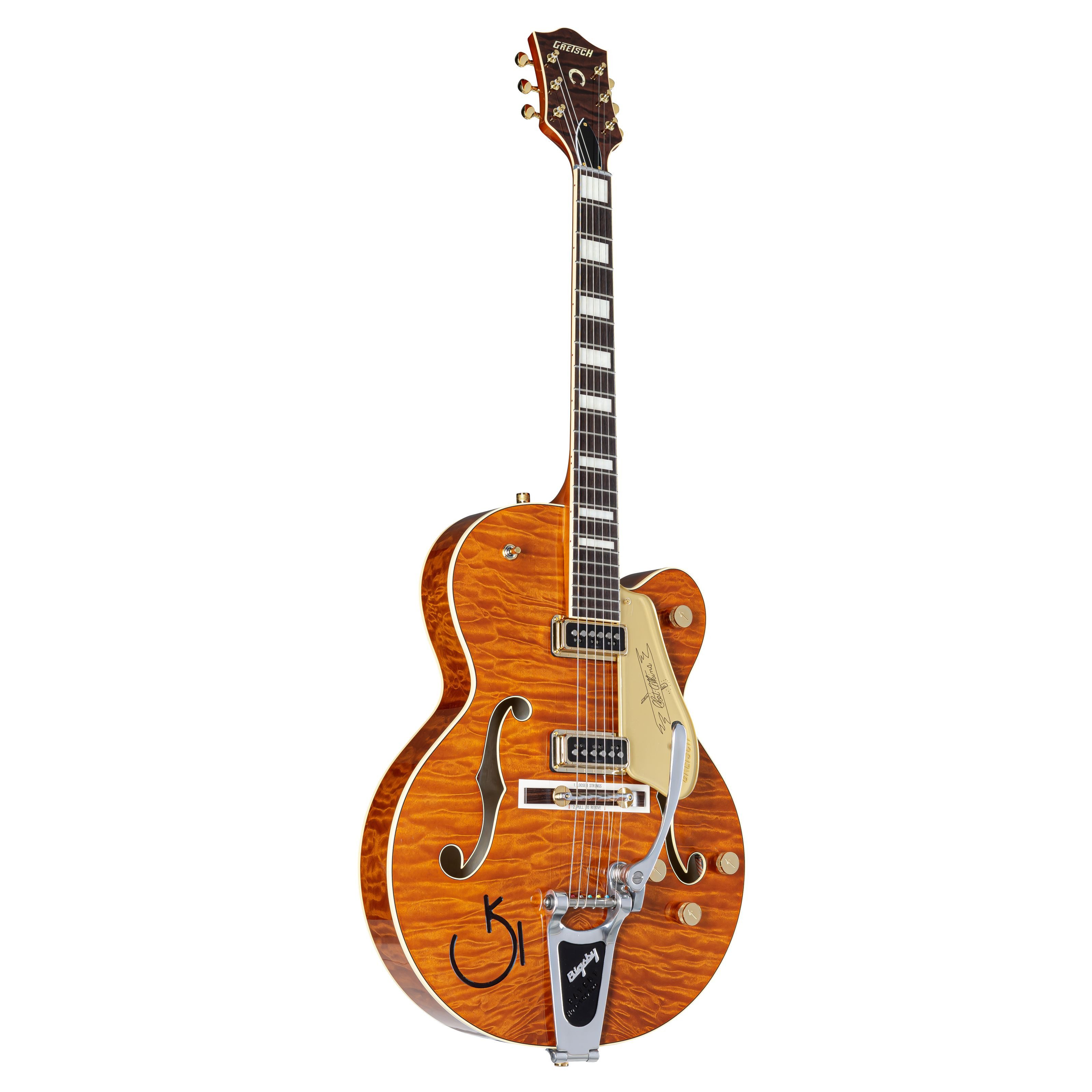Gretsch Halbakustik-Gitarre, Halb-Akustik Gitarren, Semi Hollow-Modelle, LTD Professional Chet Atkins G6120TGQM - Halbakustik Gitarre