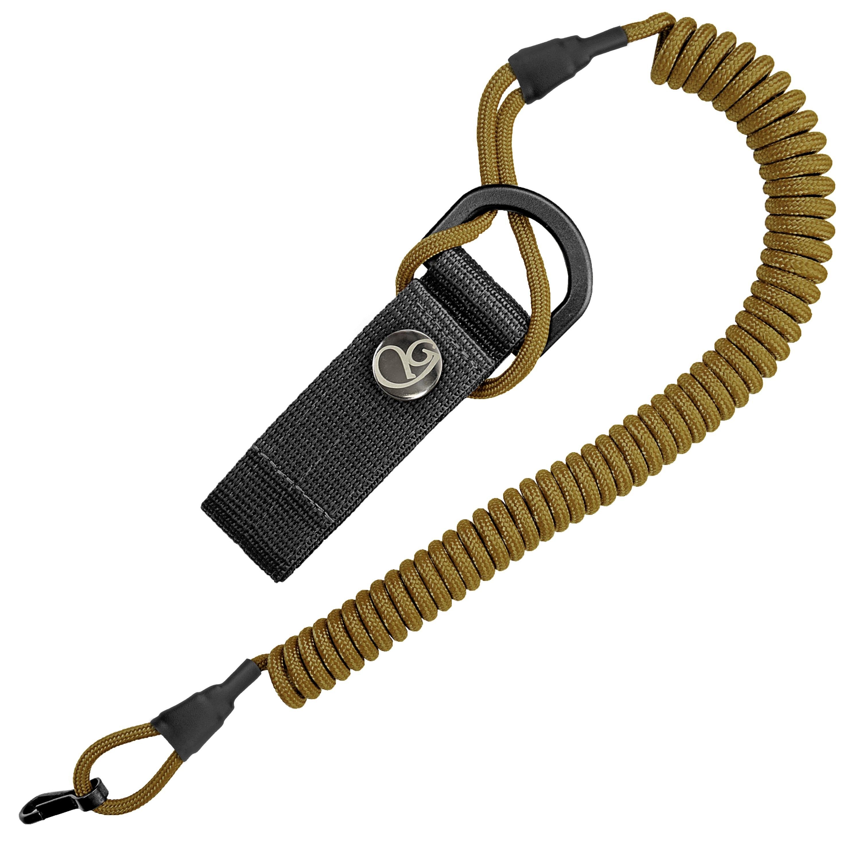 Spiral-Kabel, Schlüsselanhänger aus Lanyard elastischer Ganzoo Schlüssel-Anhänger Paracord,