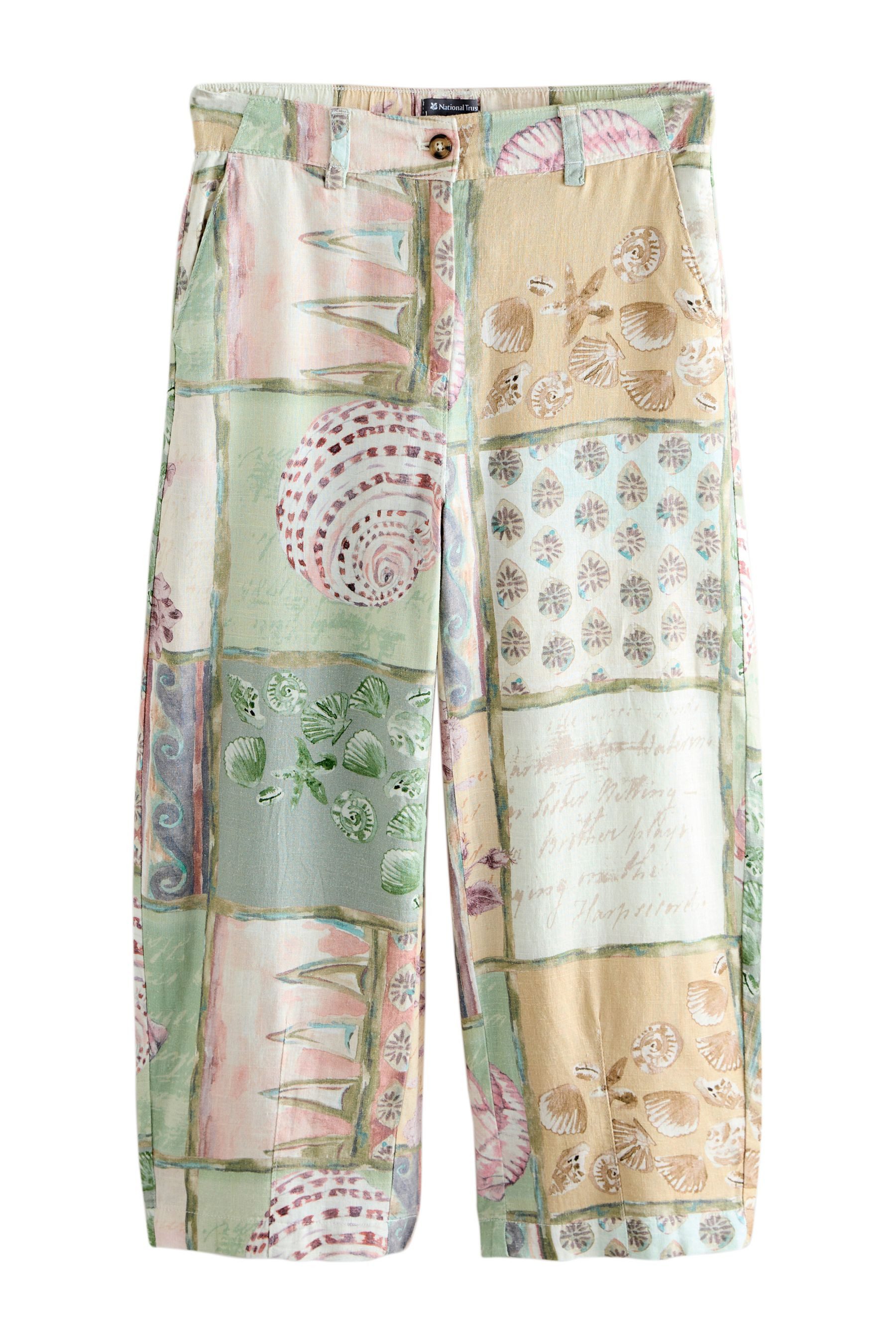 Leinenhose National Trust Hose aus Leinenmix mit Barrel-Bein