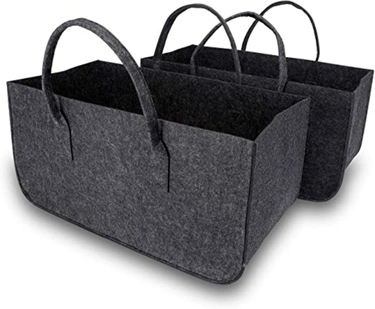 XDeer Handtasche Handtasche Tote Tasche Damen Filztasche,Einkaufsshopper (Einkaufsshopper), Kaminholzkorb Filz Einkaufstasche Сумки для покупок Einkaufskorb