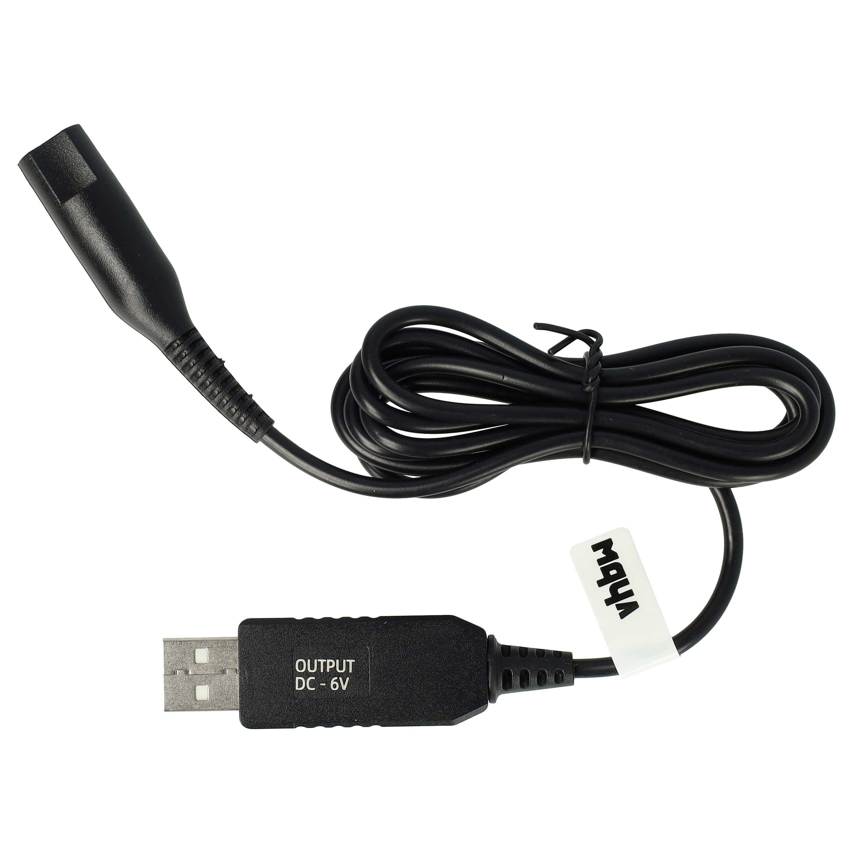 vhbw passend für Braun Series 7 Typ 5417 Rasierer USB-Kabel