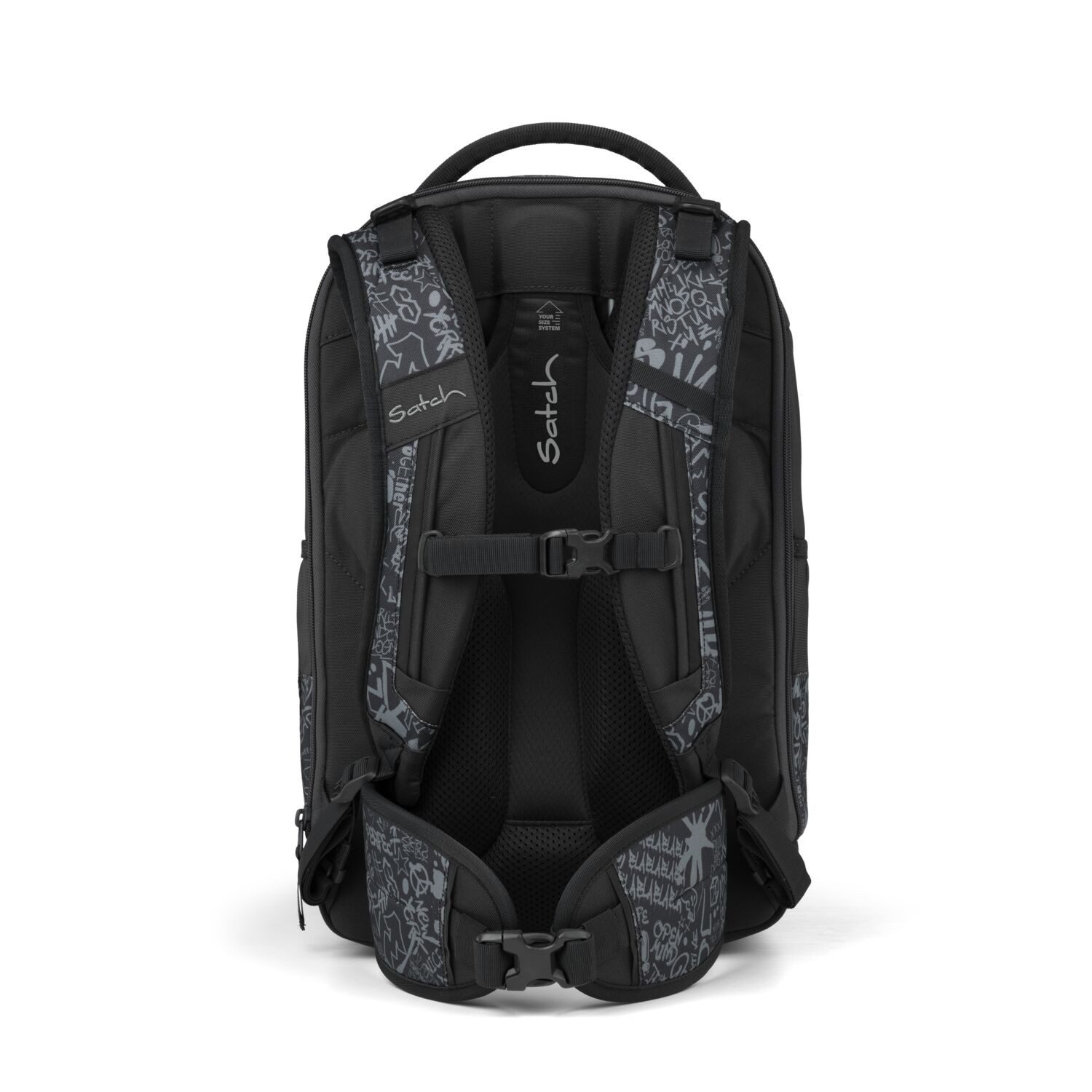 Satch Schulranzen Schulrucksack MATCH PLUS Street Ink (1 Stück), Schulranzen, ergonomisch, 30 + 5 Liter, 4 Fächer – Bild 4 von 5