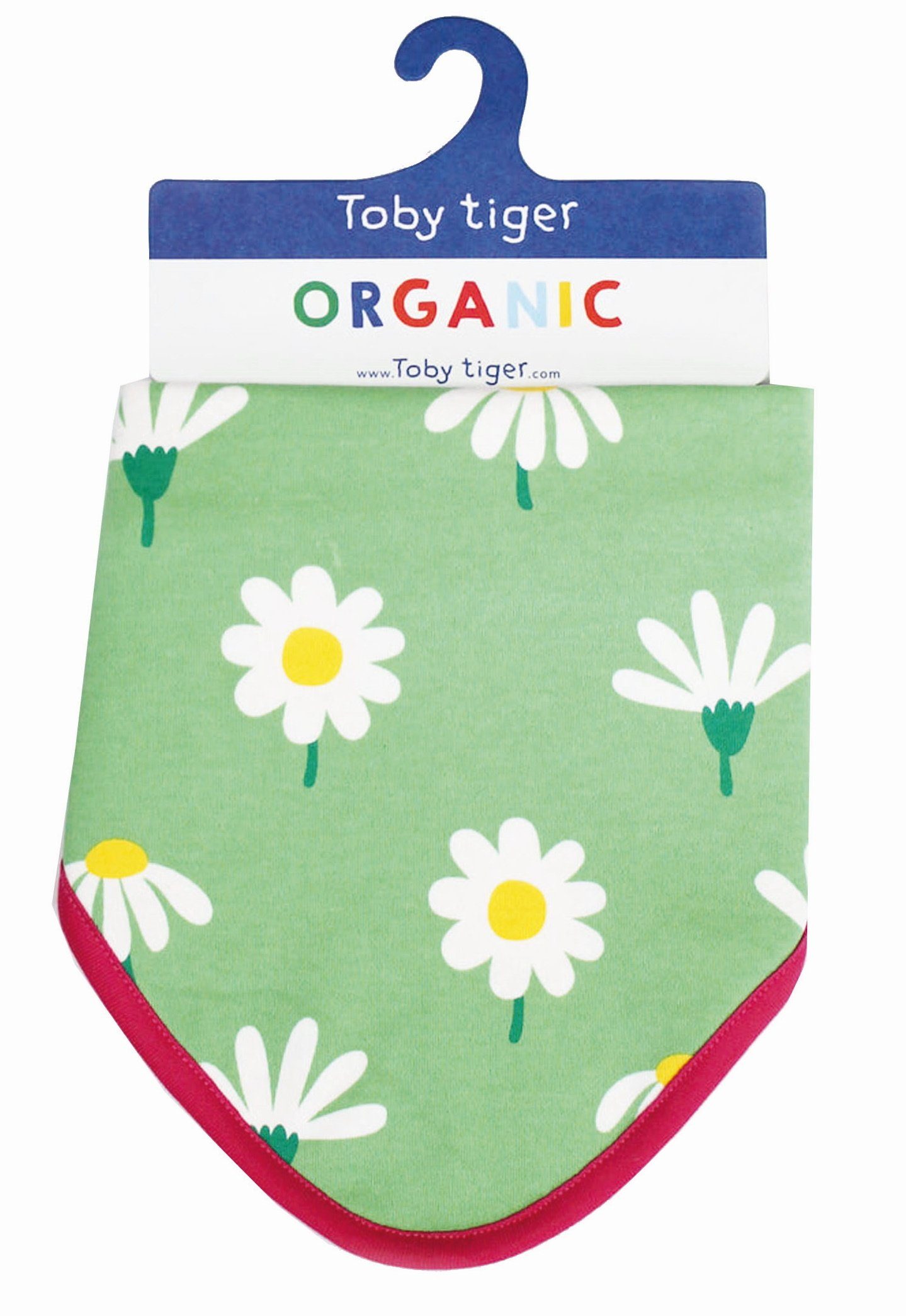 Toby Tiger Dreieckstuch Dreieckstuch mit Gänseblümchen Print