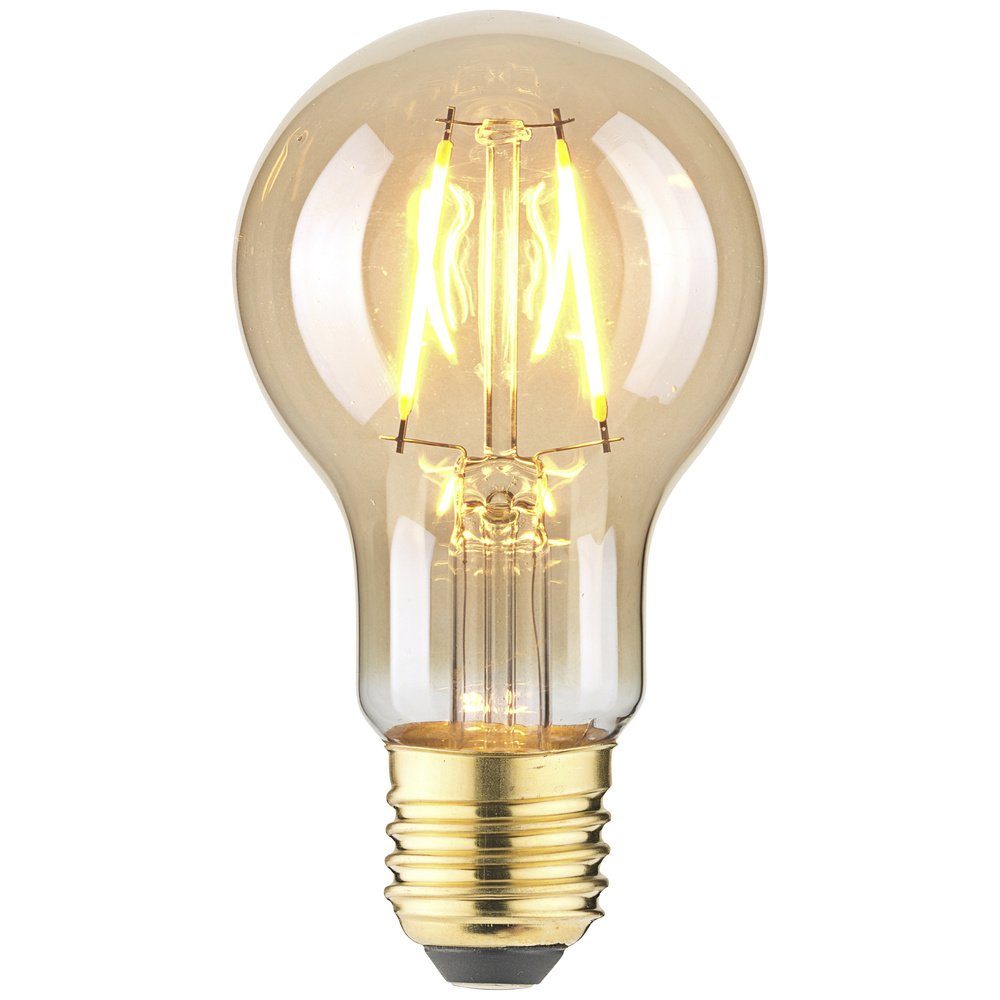 LightMe LED-Leuchtmittel LightMe LM85055 LED E27 Glühlampenform 2.5 W Bernstein (x L) 60 mm