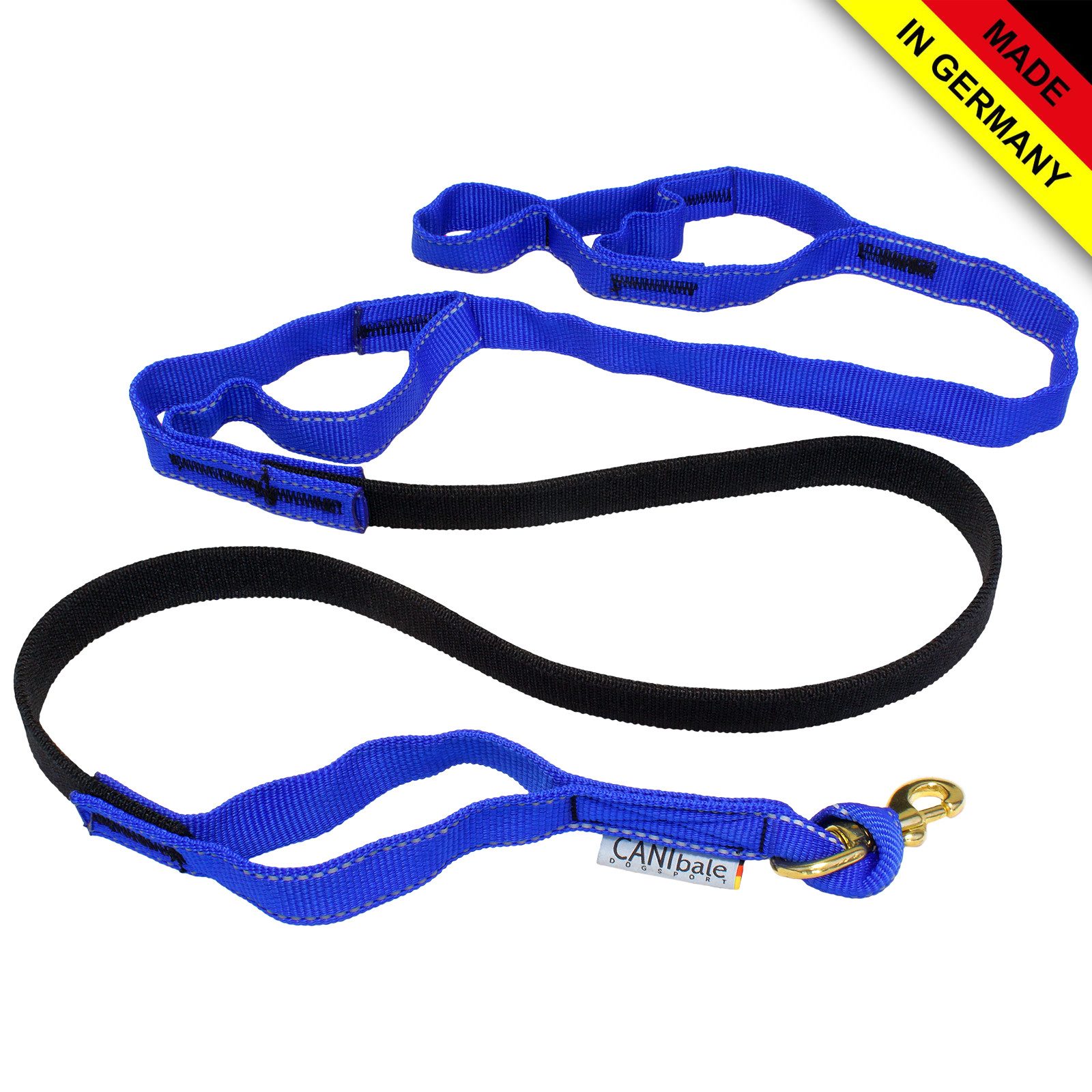 CANIbale dogsport Fahrradleine SOULmate Vario Wheel Zugleine CB7178, Handgenäht in Deutschland