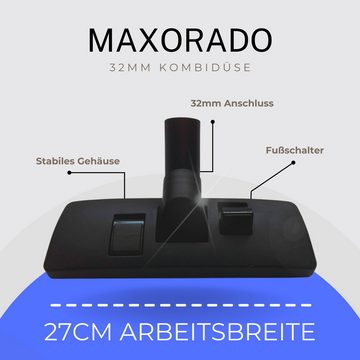 Maxorado Bodendüse Kombidüse 32mm Staubsaugerdüse für Taski Aero 8 15 Plus Staubsauger