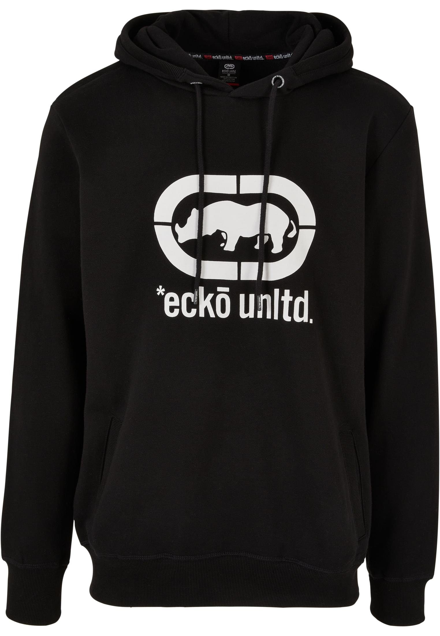 Sweater (1-tlg) Base Ecko black Hoody Herren Unltd.