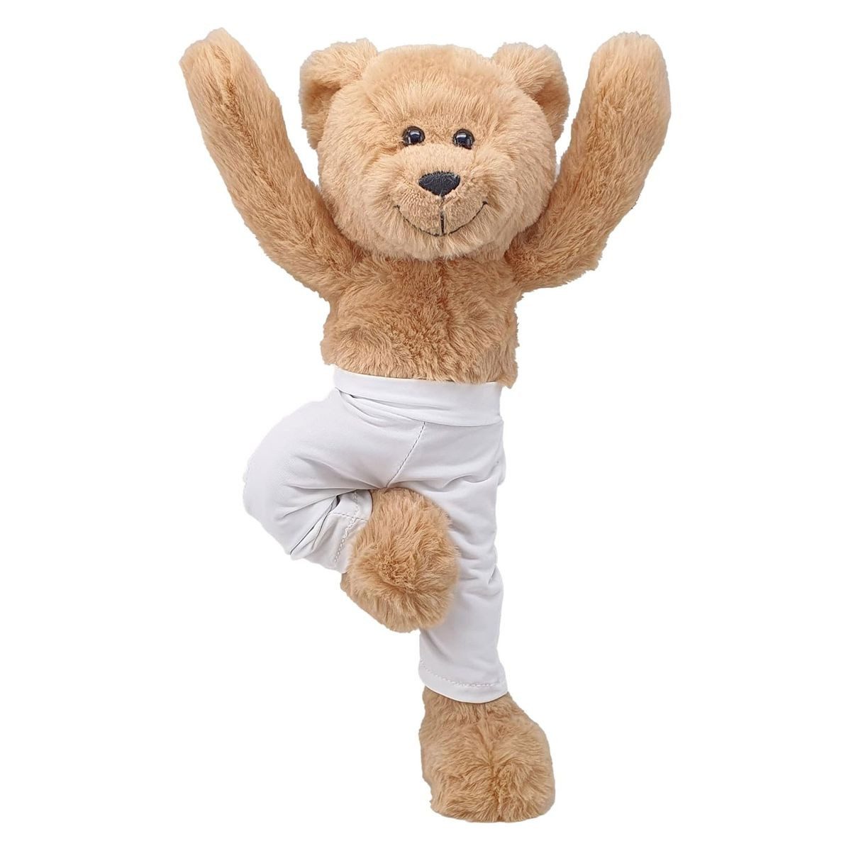 Bauer Kuscheltier Bauer 12241 - Yoga Bär Plüschfigur, 32 cm