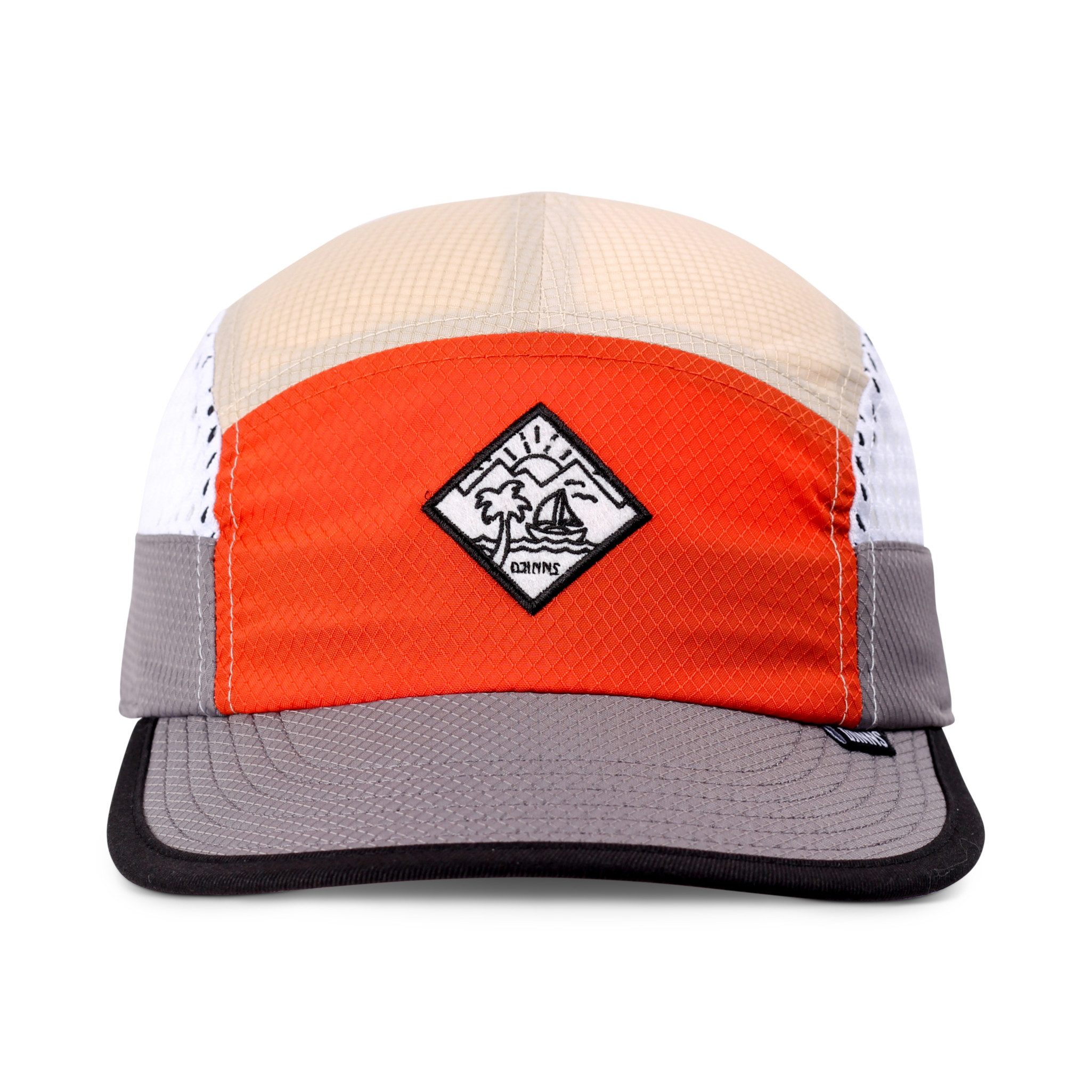 Djinns Flat Cap Djinns 5 Panel Soft Flatcap Rip Jersey (Basecap, 5 Panel, Basecap) seitliche Mesh-Einsätze