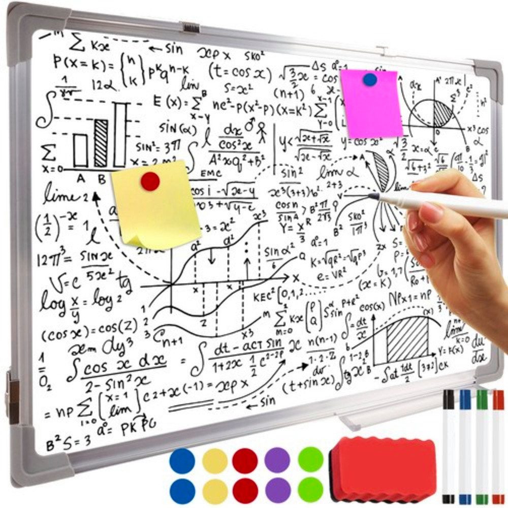 MAALEO Magnettafel Whiteboard Magnettafel, (Spar-Set, 1-tlg., Marker, Magne günstig online kaufen