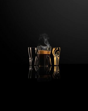 Eisch Espressoglas UNIK, Borosilikatglas, Espressoglas, 4-teilig, 100 ml