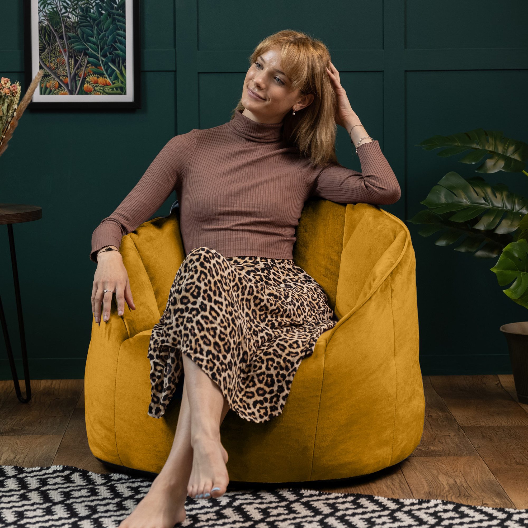 icon Sitzsack Sessel aus Samt „Sirena“, Sitzsack XXL, Made in Germany, für günstig online kaufen