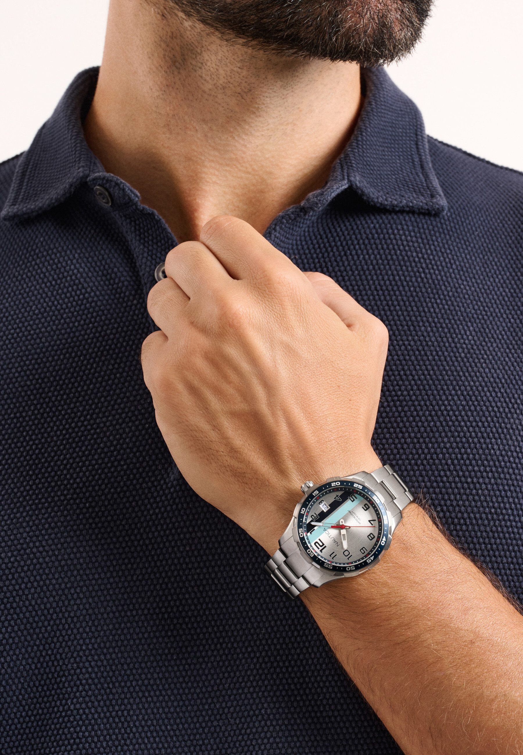 NAUTICA Quarzuhr NST, (1-tlg., Not a set – not applicable to this product), Quarz Analog