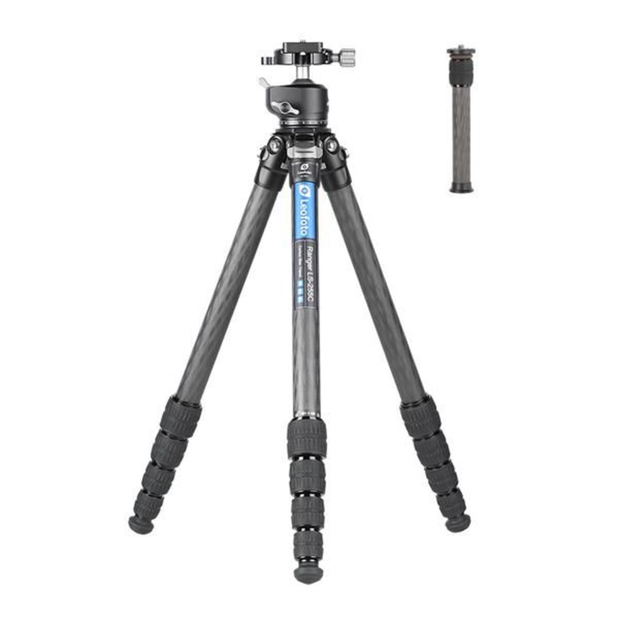 Leofoto Leofoto Carbon-Dreibeinstativ LS-255C Ranger + Ballhead LH-30 + kurze Kamerastativ