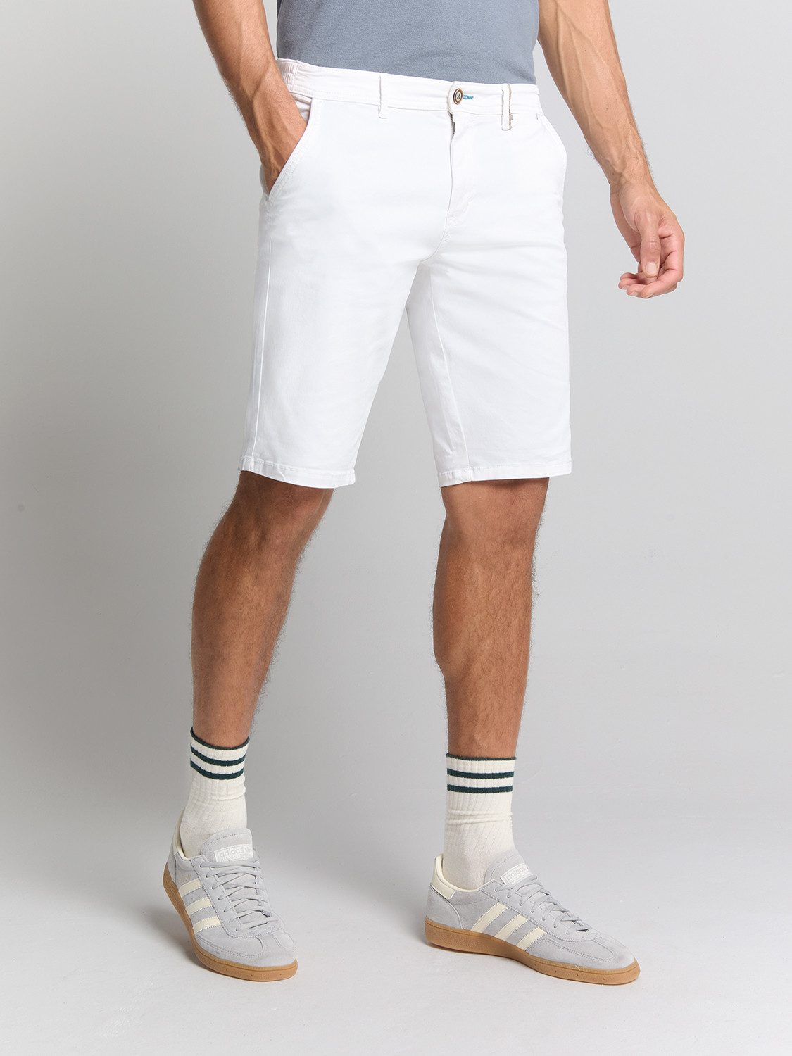 Bermudas Short Chino Garment Dyed Twill Stretch