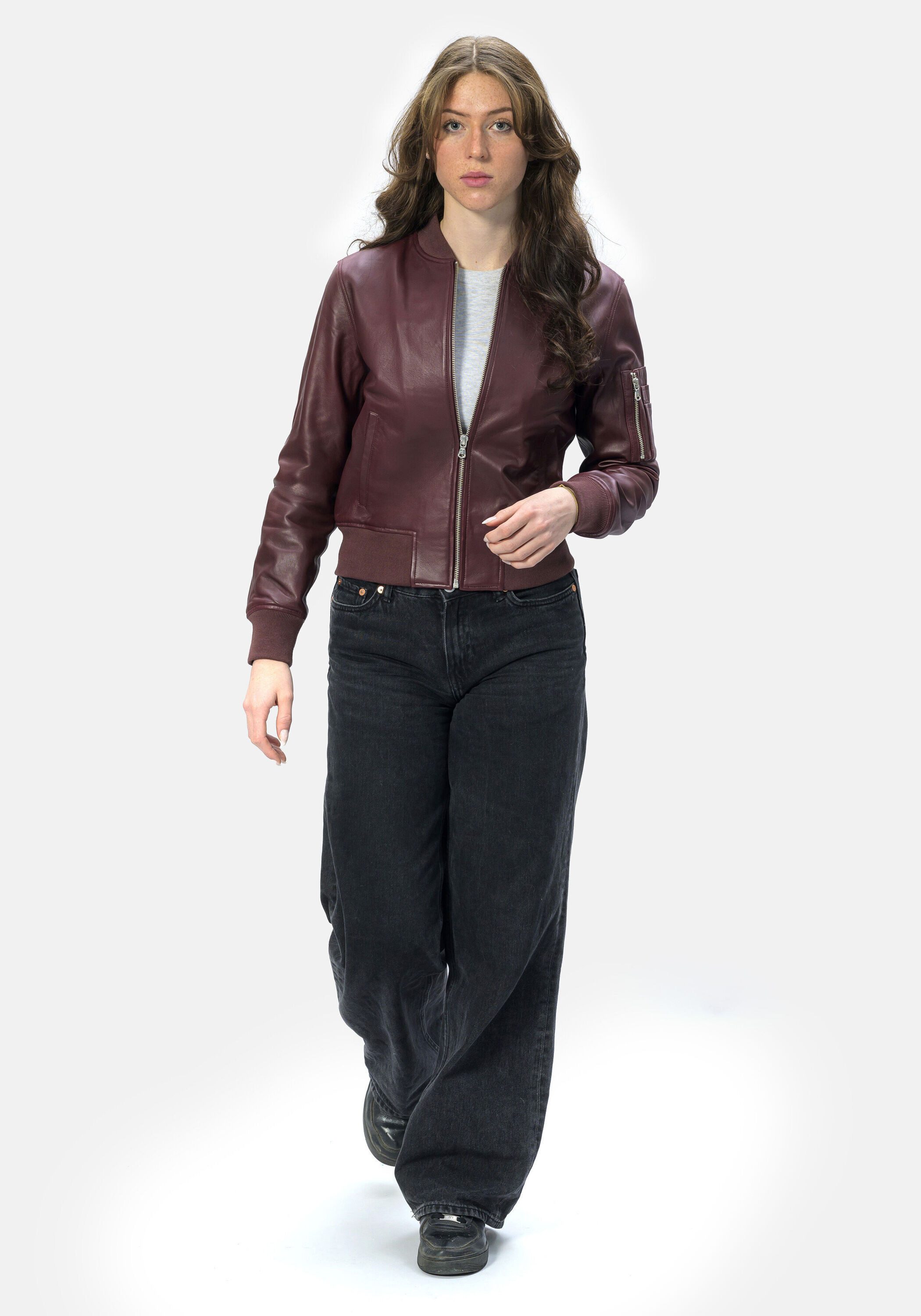 18N62 Lederjacke NEGIL (1-St) aus edlem, leichtem Lammnappaleder – Bild 4 von 5
