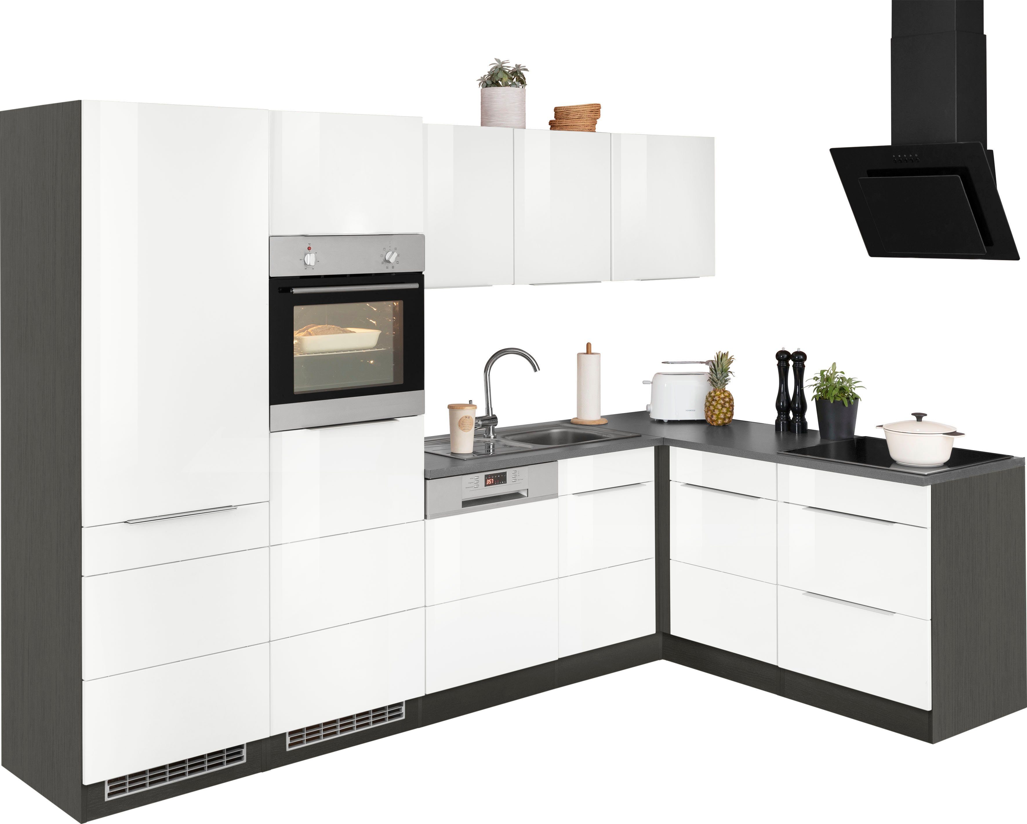 Winkelküche KS-Brindisi Stellbreite 290/170 cm