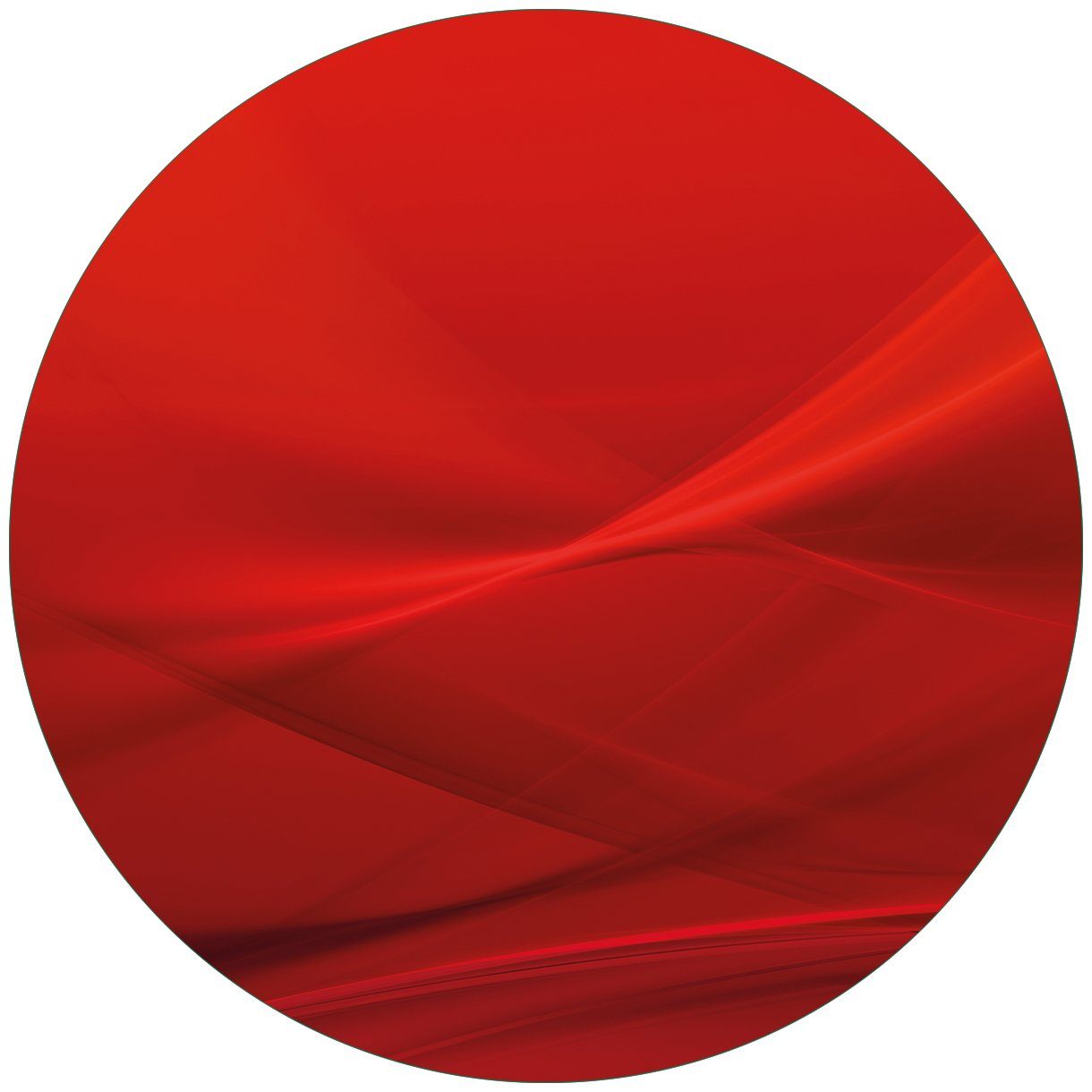 Wallario Glasbild, Abstrakte rotes Muster - günstig online kaufen