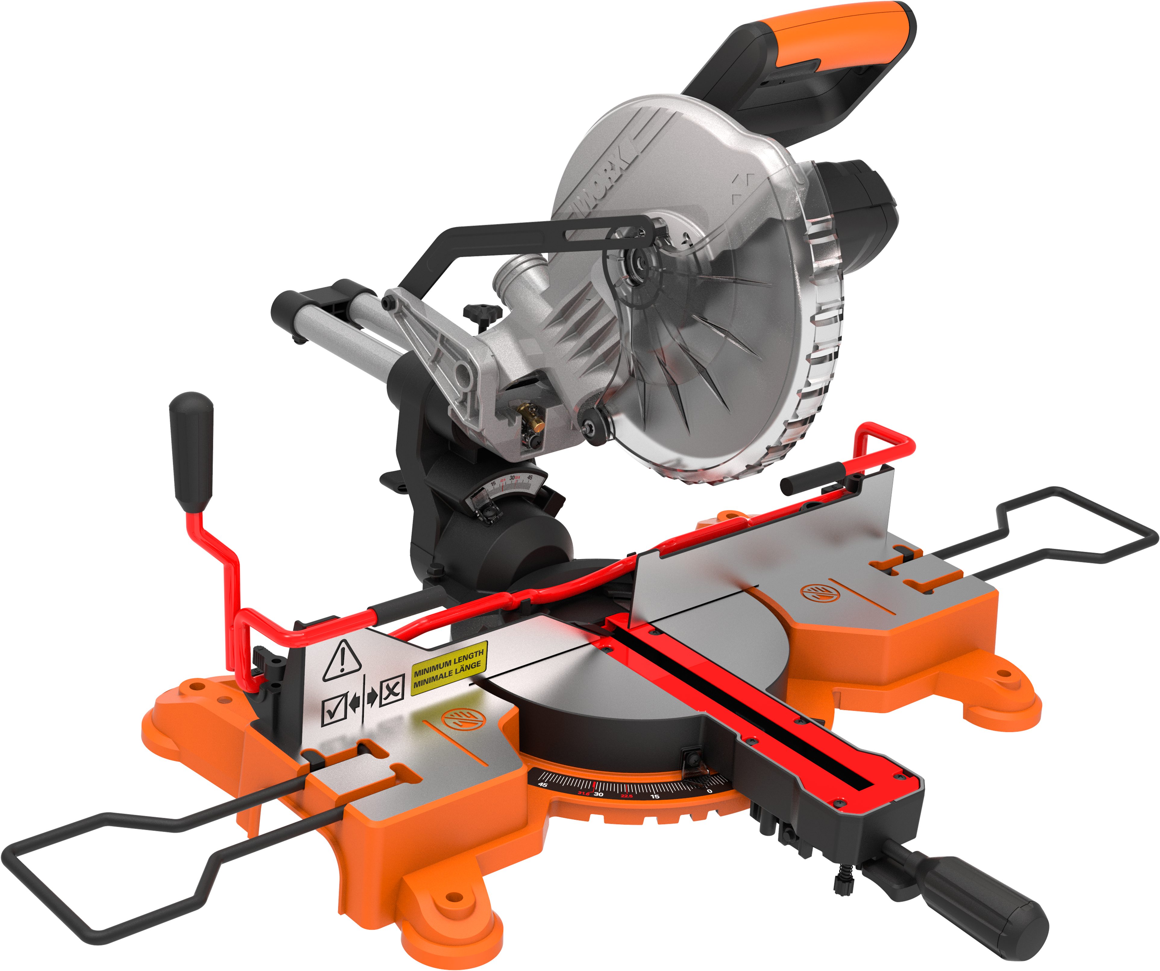 Worx Paneelsäge WX845.9 NITRO, multifunktional, 0-45° Schrägschnitte, ohne Akku & Ladegerät