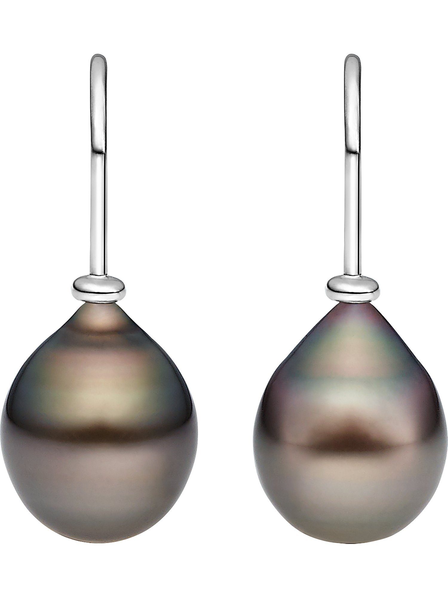 Bild von CHRIST Paar Ohrhänger CHRIST Damen-Ohrhänger 585er Weißgold Tahitiperle