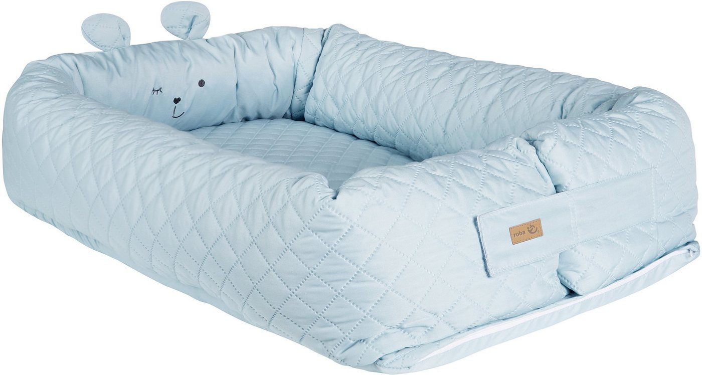 roba® Kuschelnest Babylounge, roba style, Benny, hellblau, 3in1