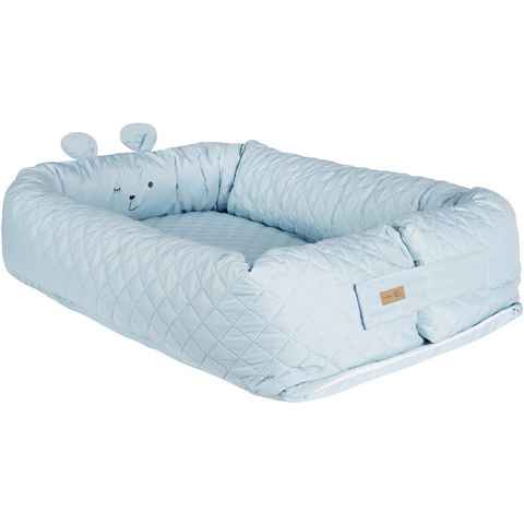 roba® Kuschelnest Babylounge, roba style, Benny, hellblau, 3in1