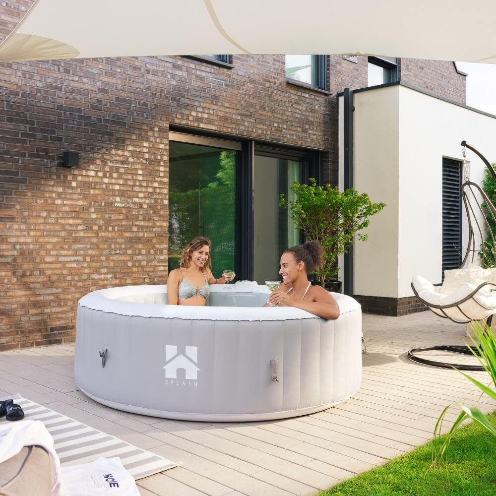 HOME DELUXE Whirlpool Outdoor Whirlpool SPLASH - 6 Personen, (inkl. Abdecku günstig online kaufen