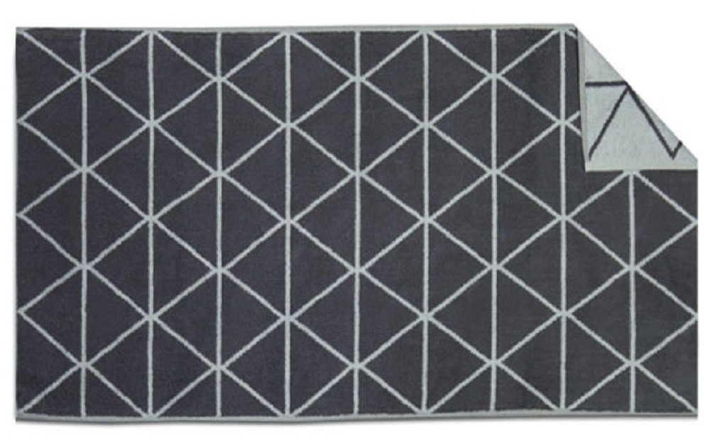 framsohn frottier Badematte Badvorleger 'Triangle Graphics', 67 x 67 cm günstig online kaufen