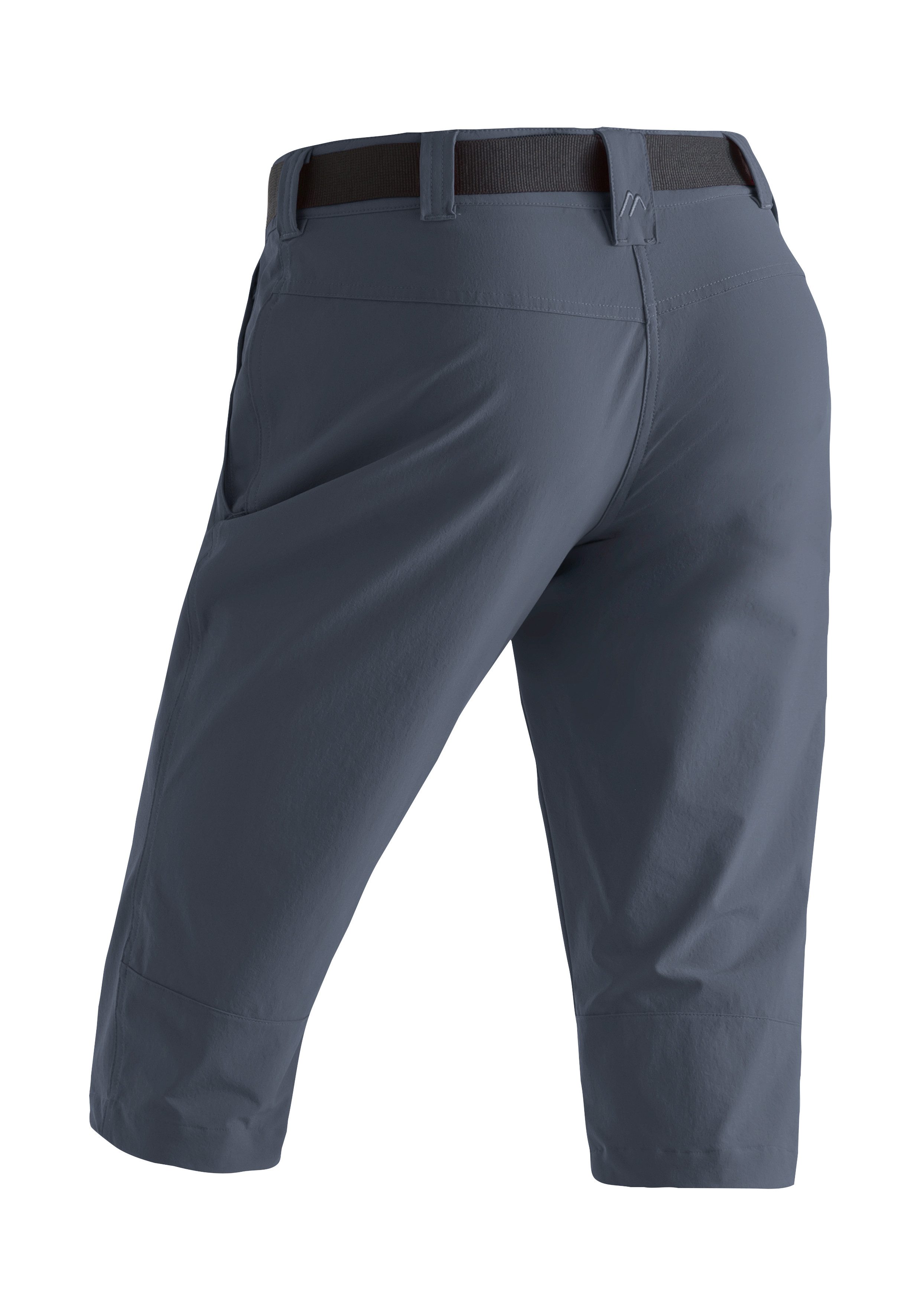 Maier Sports Caprihose Inara slim 3/4 Damen Wanderhose, atmungsaktive Outdoorhose, 3/4 Hose mit 3 Taschen
