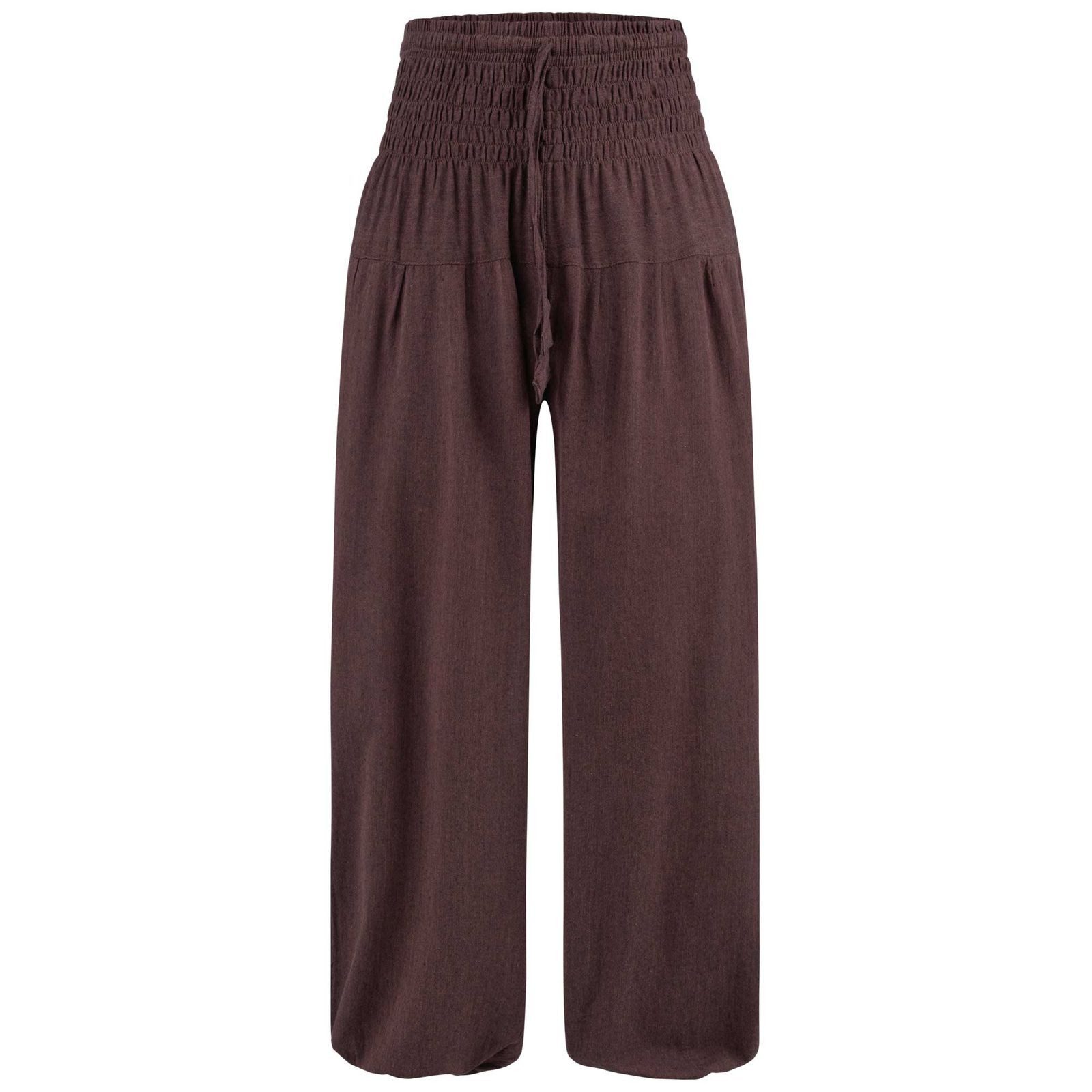 KUNST UND MAGIE Haremshose Kunst&Magie Damen Pluder-/Haremshose Sommerhose Hippie Wellness Yoga