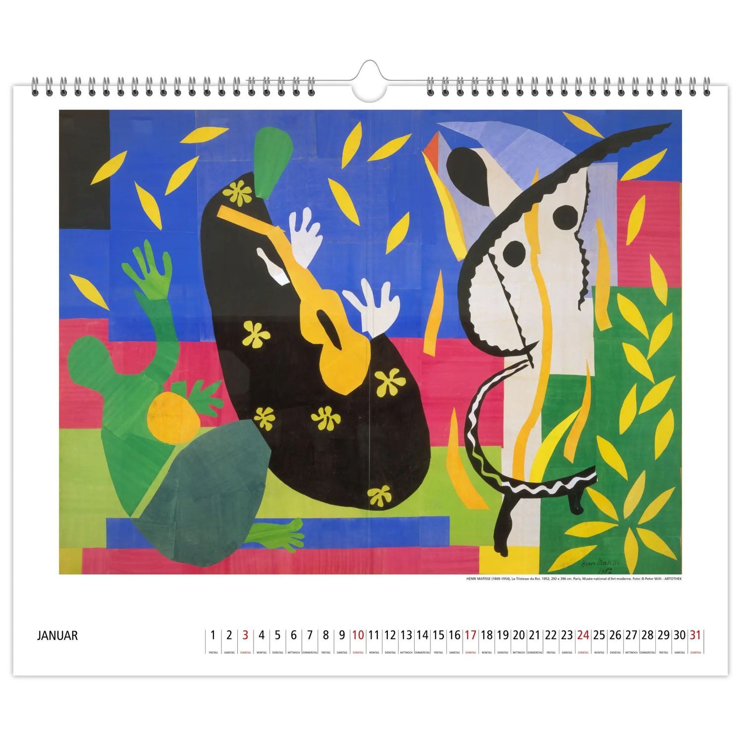 Lingen Wandkalender Kunstkalender 2027: Berühmte Meisterwerke der klassischen Moderne – Bild 2 von 4