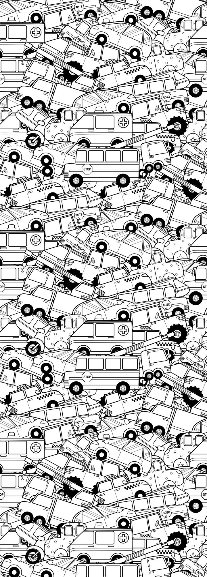 queence Wandsticker Fahrzeuge (1 St), DIY-Wandsticker zum Bemalen