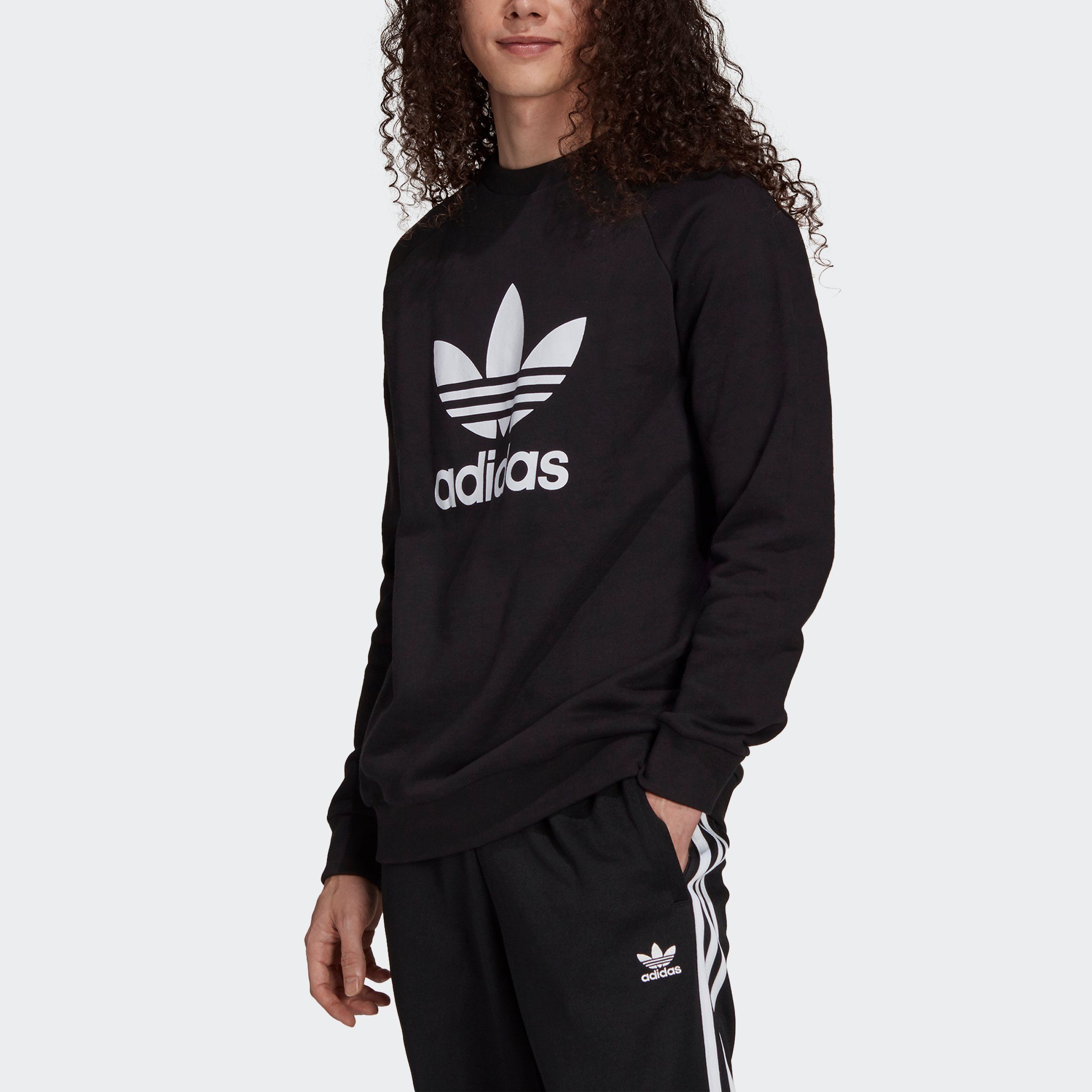 adidas Originals Sweatshirt ADICOLOR CLASSICS BLACK/WHITE TREFOIL