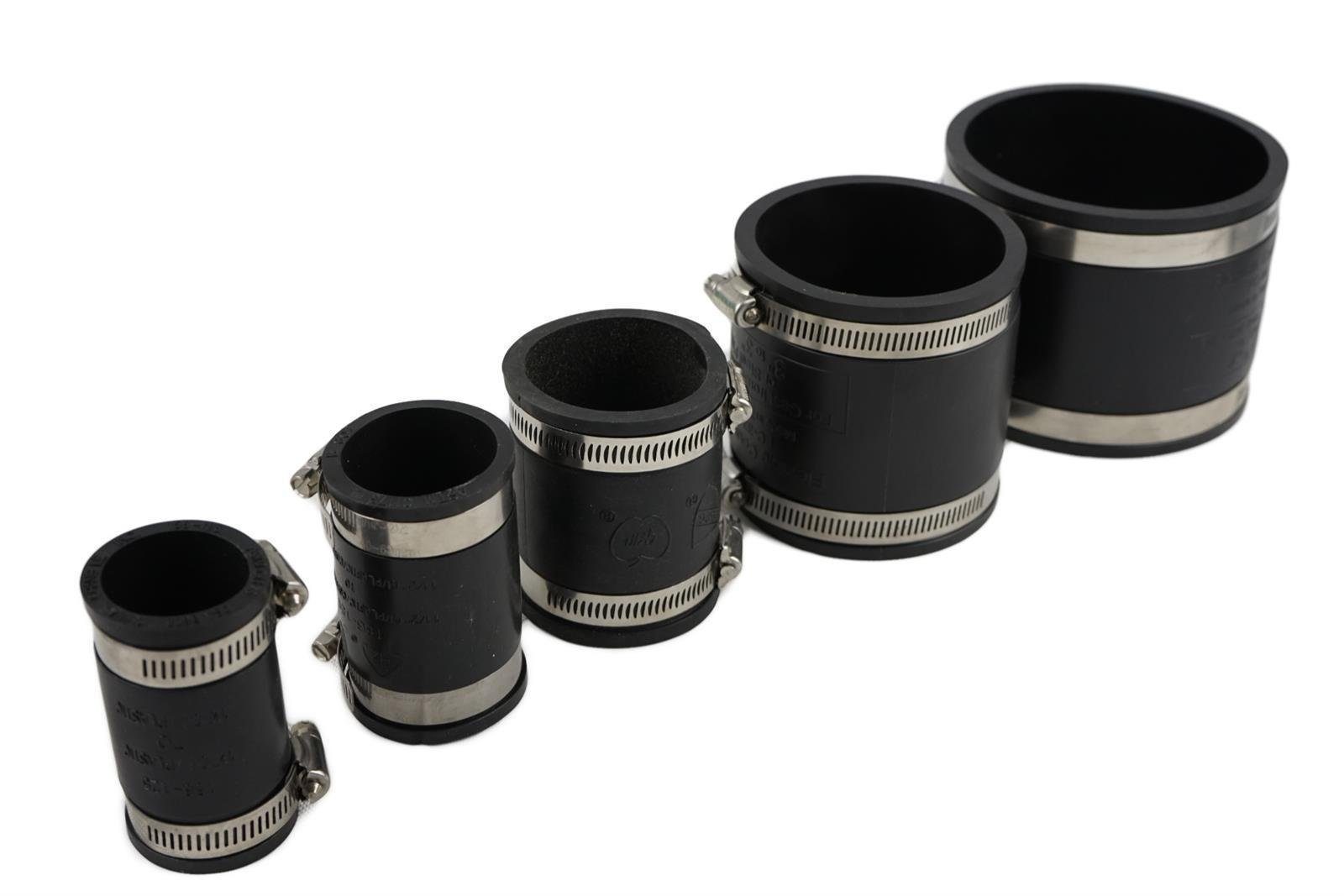 Aquaforte Muffenstopfen Flexible Anschlüsse Flex Muffe-T-Stück-Endkappe-Reduzierung-Bogen für, 40 mm für 40 mm Rohr