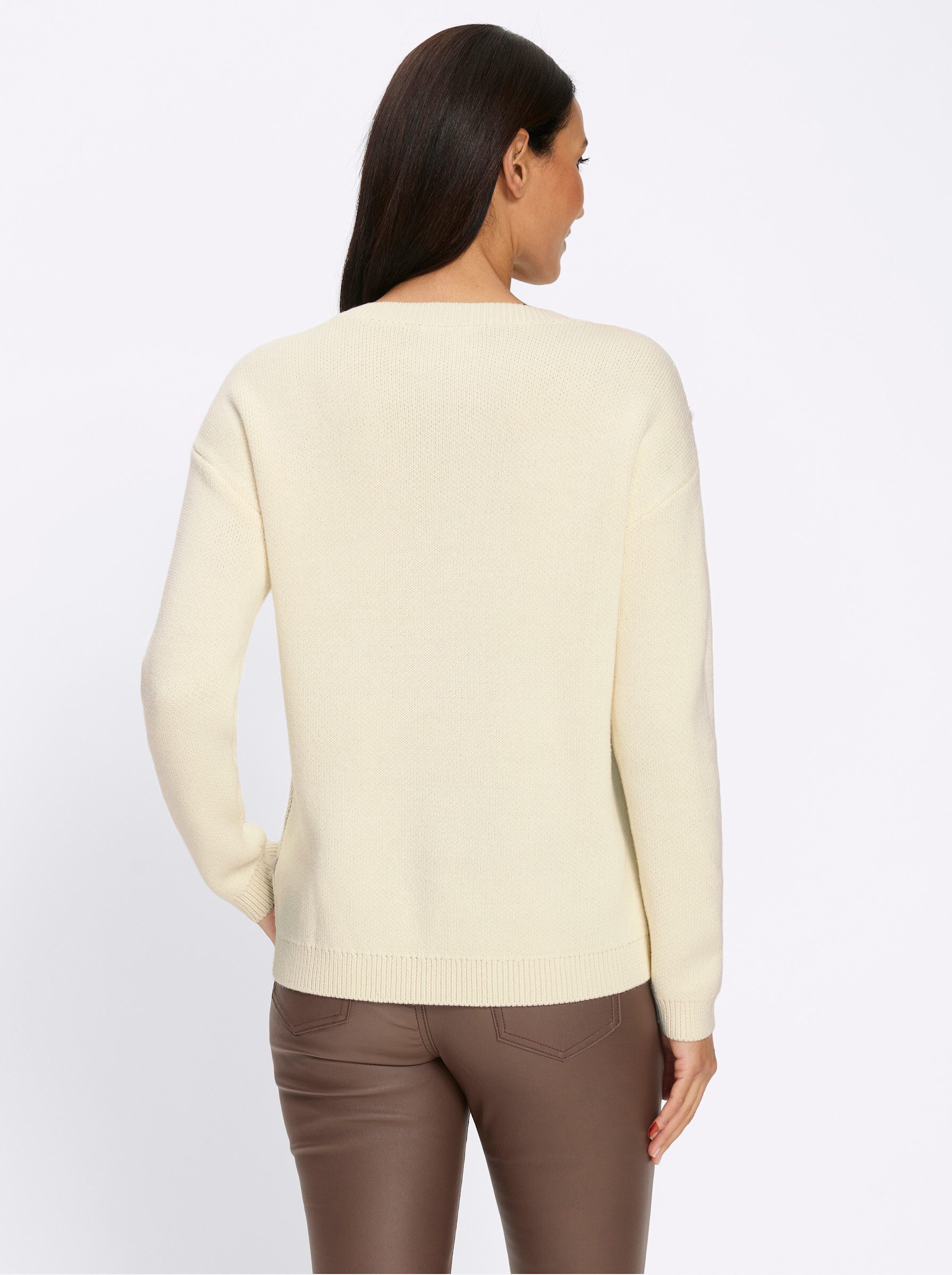 heine Strickpullover Pullover Langarm Jacquard