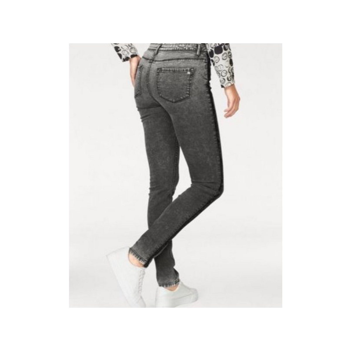 Aniston by BAUR 5-Pocket-Jeans grau (1-tlg) | Straight-Fit Jeans