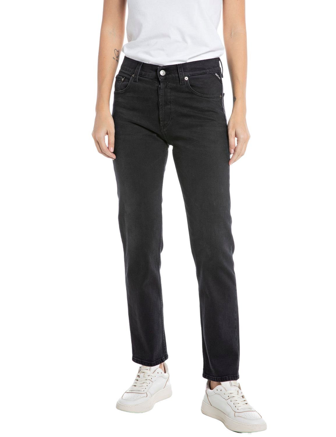 Replay Straight-Jeans MAIJKE STRAIGHT mit Stretch